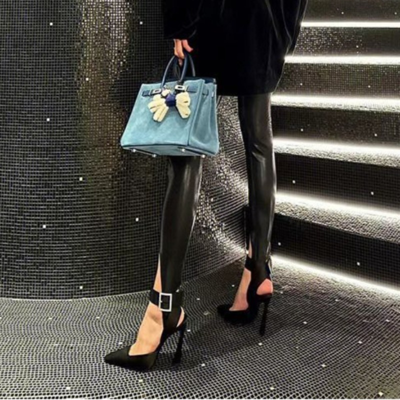 2026 봄 여름 여성용 섹시 새틴 하이힐 블랙 슬림  - Sandal Strappy Heeled 리뷰 및 가격