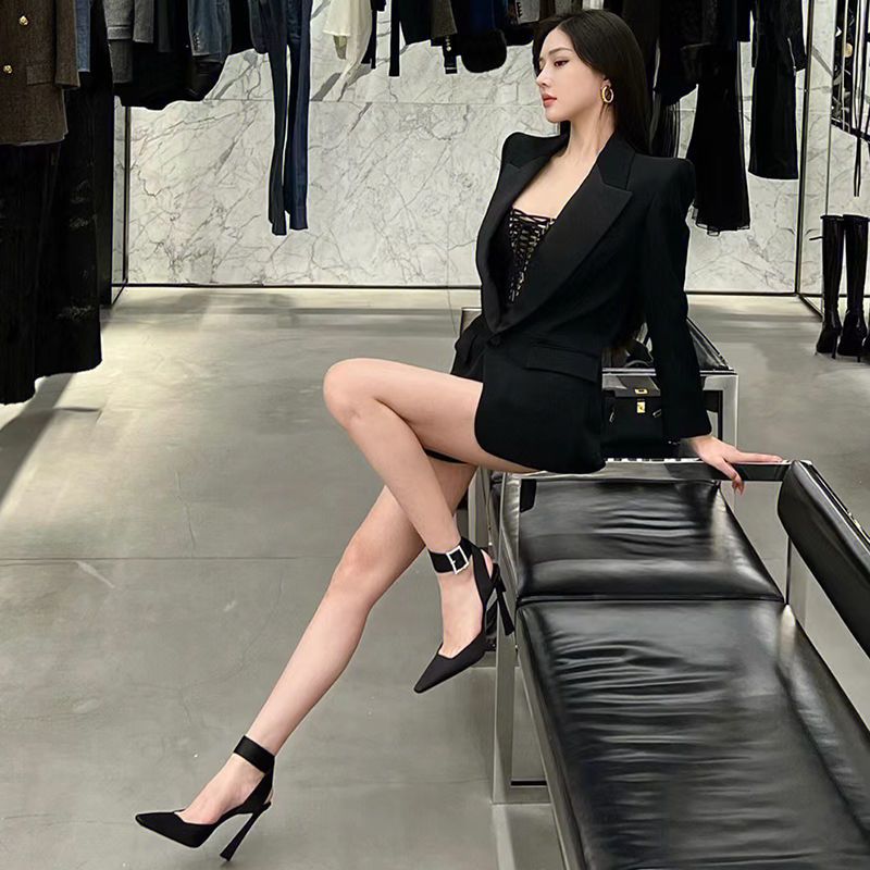 2026 봄 여름 여성용 섹시 새틴 하이힐 블랙 슬림  - Sandal Strappy Heeled 리뷰 및 가격