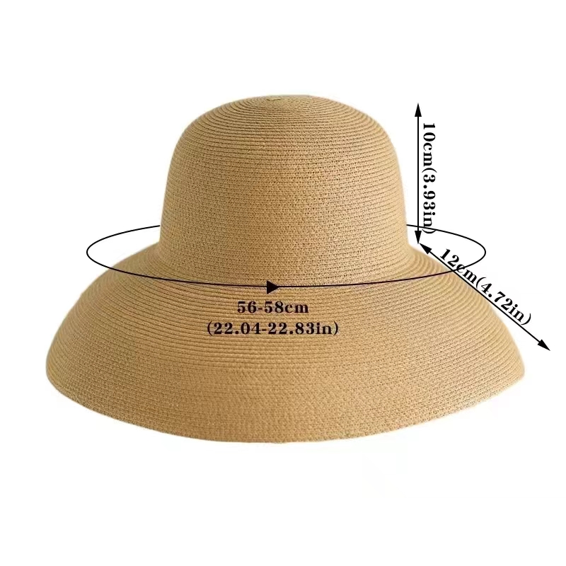 플로피 와이드 브림 여름 해변 밀짚 모자 UPF 밀짚  - Hat Floppy Wide 리뷰 및 가격