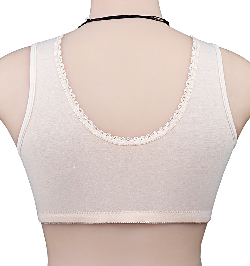 여성용 풀 커버리지 앞면 잠금식 면 소재 브라, 와이어 - Bralette Triangle Set 리뷰 및 가격